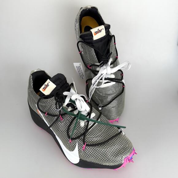 Nike Off-White Vapor Street Laser Fuchsia Wmn Size 12.5/M 11 US CD8178-001 - Picture 1 of 13